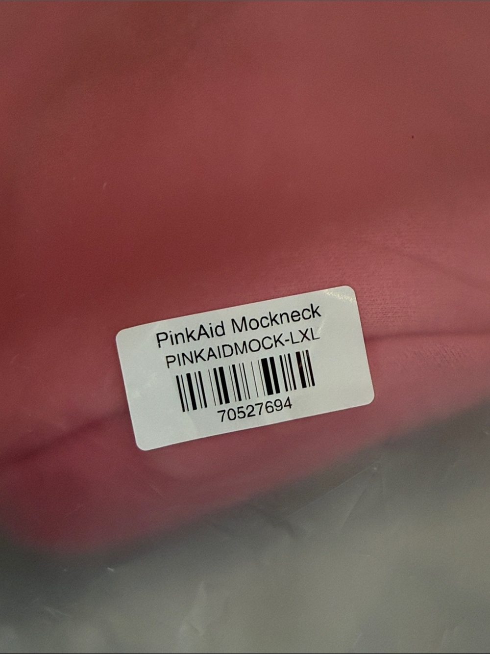 PARKE PinkAid Mockneck L/XL NWT Original Packaging Pink Limited Edition - Picture 5 of 6